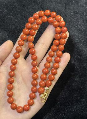 南红（玛瑙）南红项链-约8mm-多样性发货- H祥- A4538