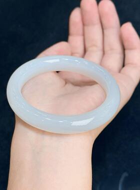 和田玉正圈手镯-约11*9mm-多样性发货-BY晶-A247