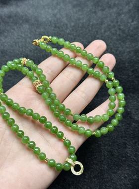 和田玉万能项链-约6mm-多样性发货- F利B1243