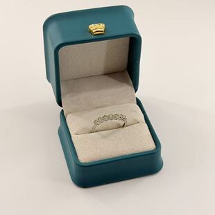 YY王 多样性发货 V10 约3mm 橄榄石戒指