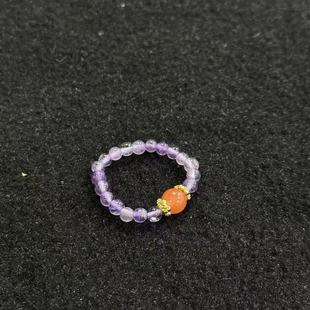 玛瑙 PH臻 南红戒圈 多样性发货 Y6068 约3mm 南红