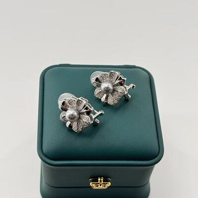 S925海水珍珠真多麻耳扣--多样性发货-ZG珍-A7393