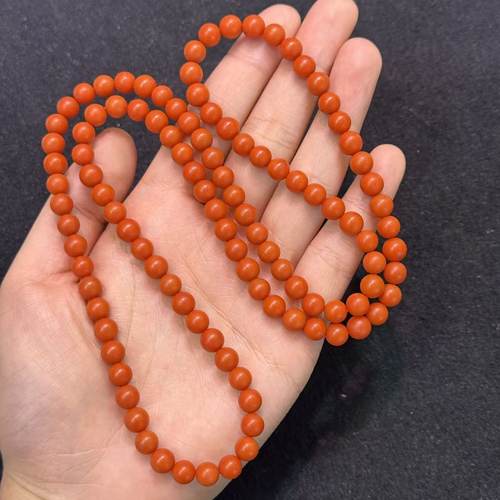 南红（玛瑙）南红多圈手串-约6mm-多样性发货-H祥-A2662