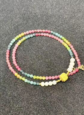 碧玺项链-约3mm-多样性发货- S优- A7711