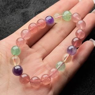 S优 多样性发货 A18 约9mm 水晶多宝手串