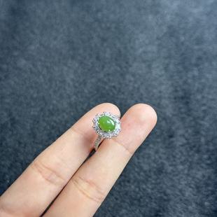 Y华 多样性发货 A2496 约13×11×7mm S925和田玉戒指