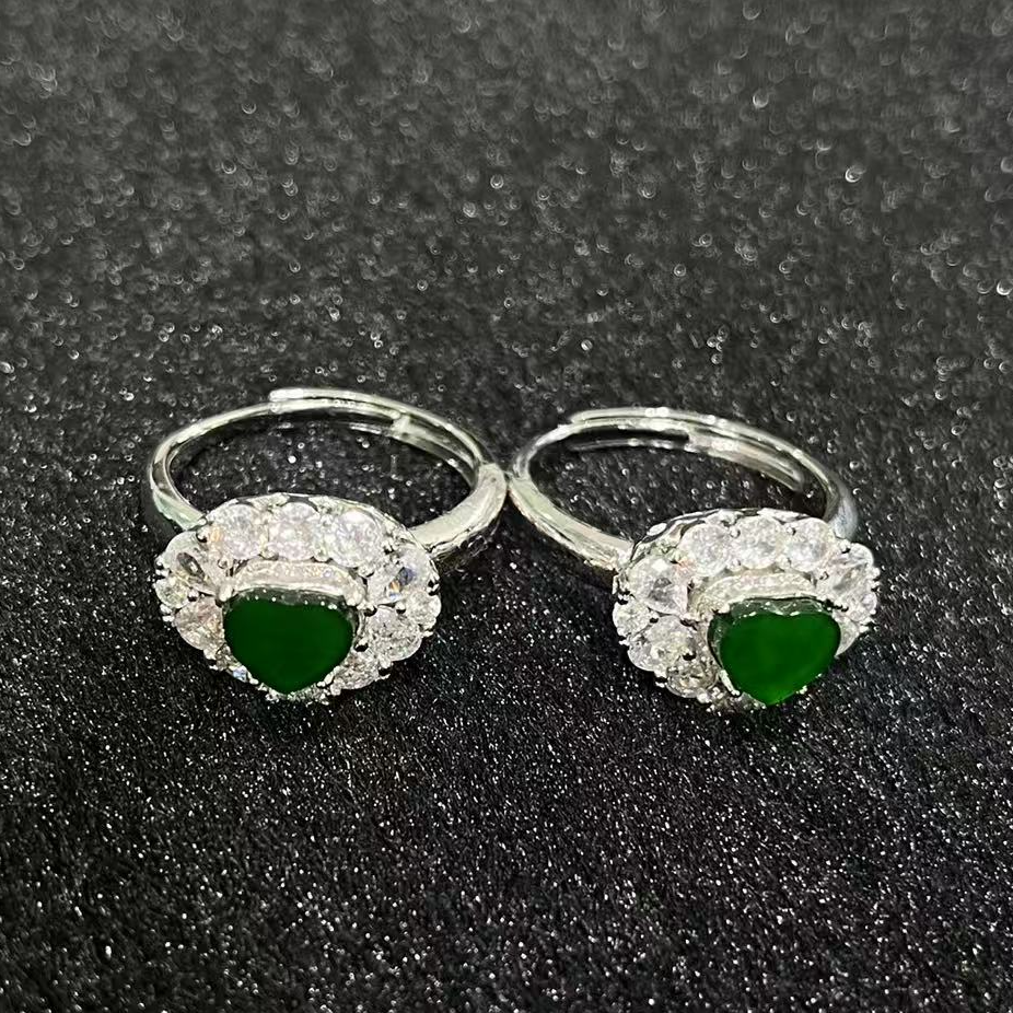 翡翠合金翡翠爱心戒指-7×6-多样性发货-J雯