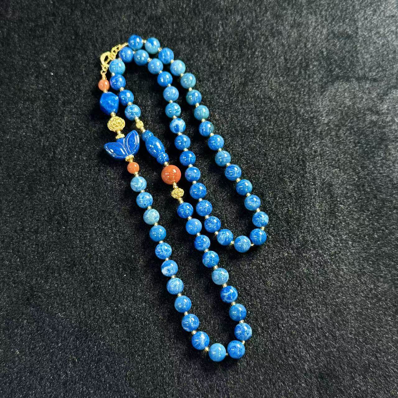 硅化玉珊瑚玉DIY项链-约8mm-多样性发货- T福- A5785,珠宝/钻石/翡翠,其他,淘宝优惠券,粉丝福利购,淘宝优惠卷