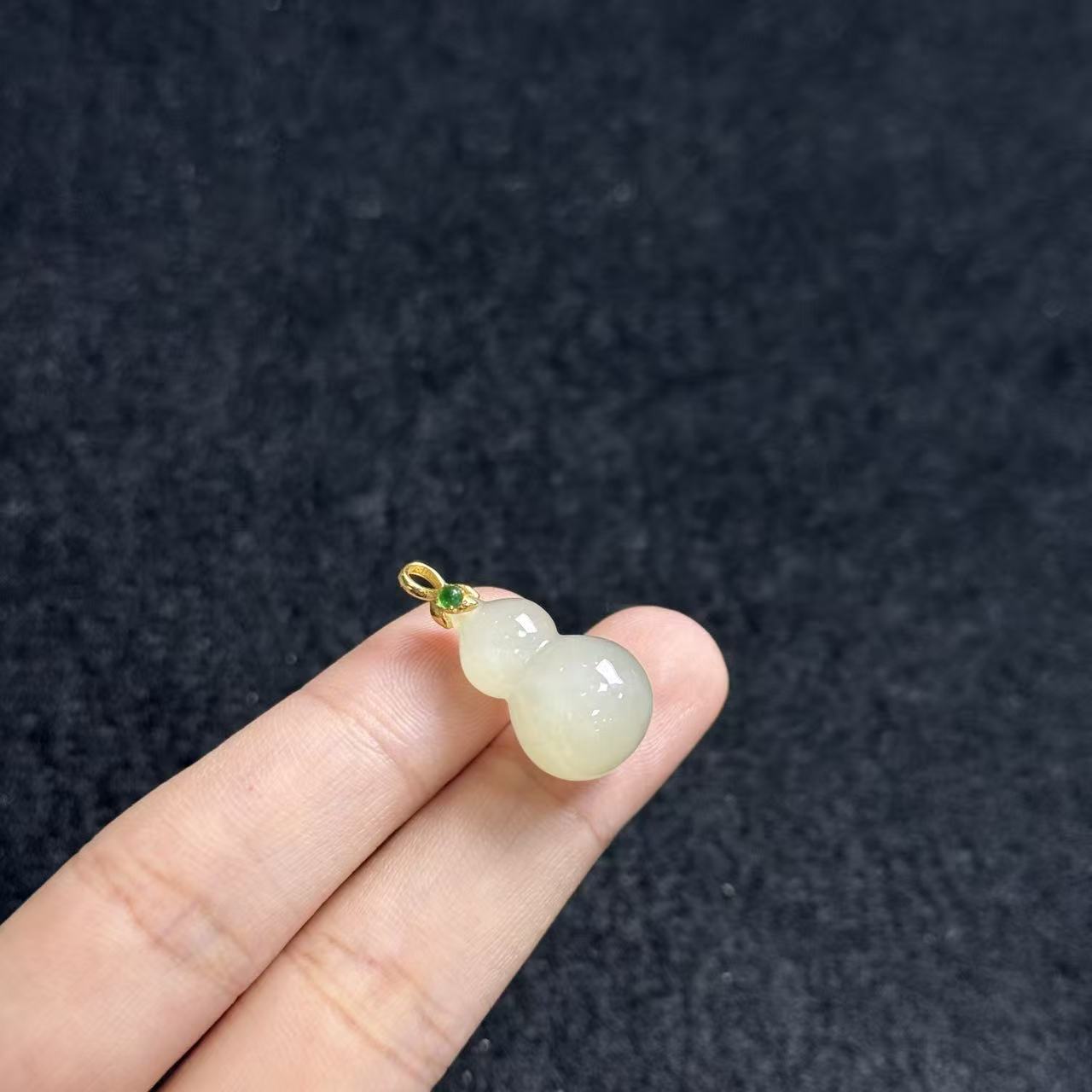 s925银和田玉吊坠约25*12mm，多样性发货-YSP金，B4193