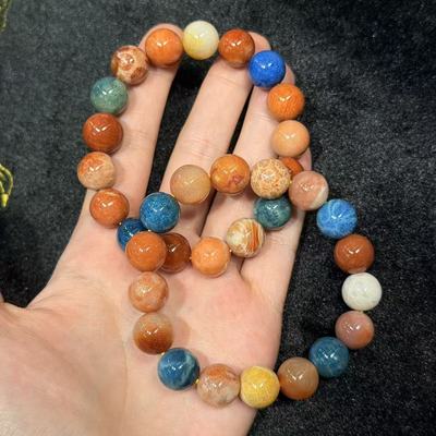 硅化玉珊瑚玉多宝手串-约12mm-多样性发货-T福-A200
