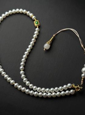 淡水珍珠DIY项链-约5mm-多样性发货- H春-A1719，