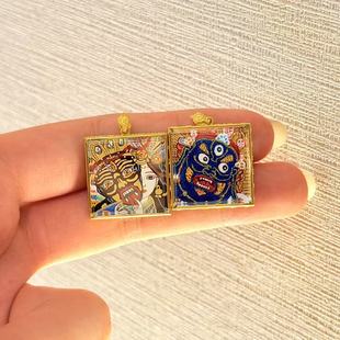 (带会)(补米库)18k扎基+大黑天唐卡吊坠多样性发货Z久TK001