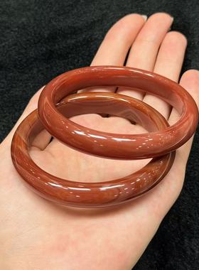 玛瑙正圈手镯-约11*8mm-多样性发货- F永-A5489