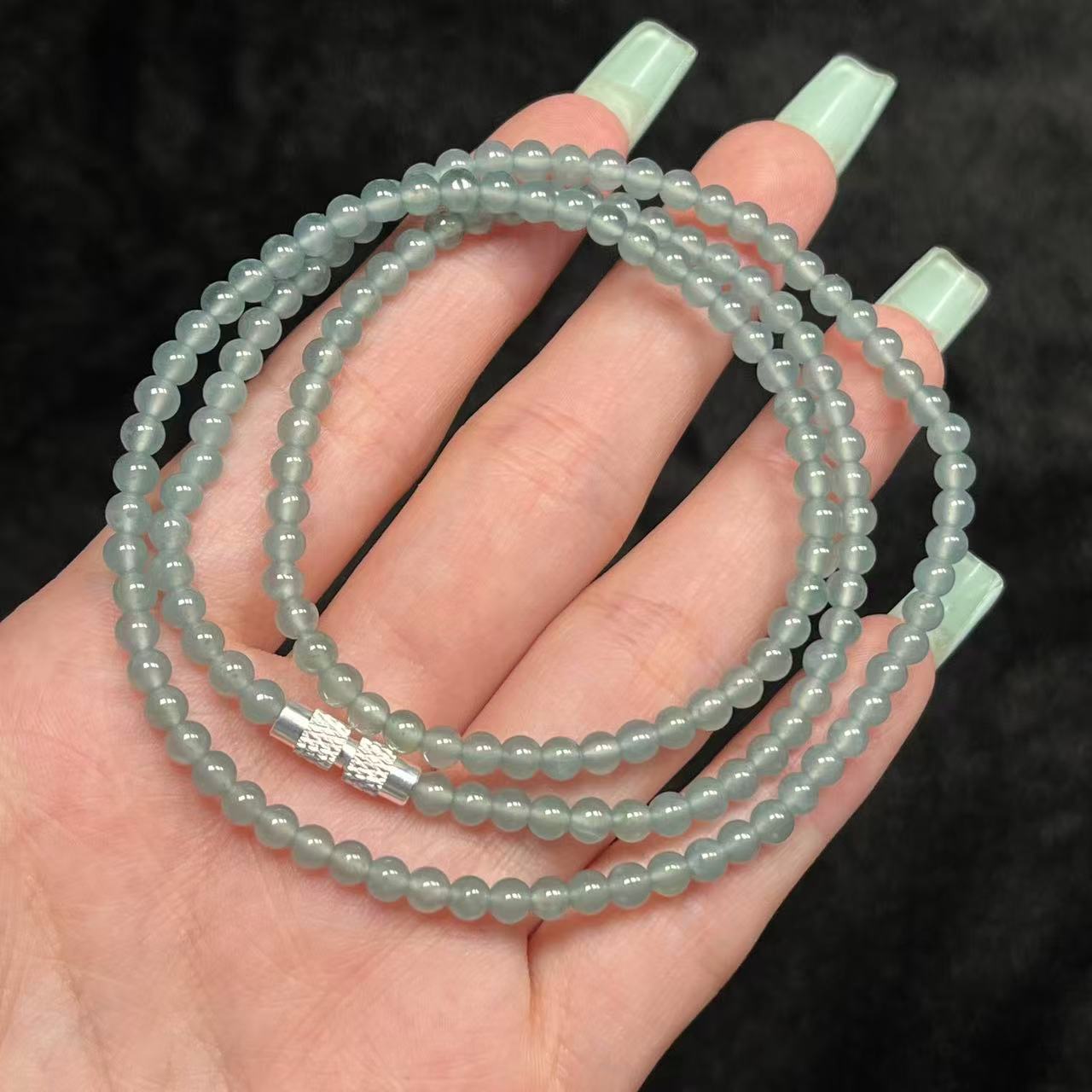 翡翠项链-约3mm-多样性发货-Y超-Y654