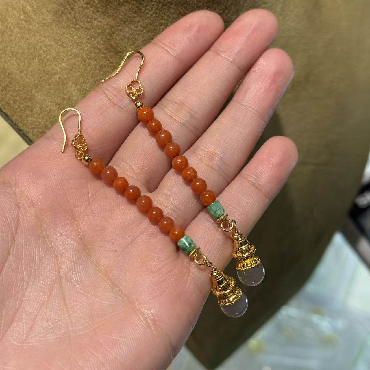 南红（玛瑙）耳钩 -多样性发货- H春,珠宝/钻石/翡翠,其他,淘宝优惠券,粉丝福利购,淘宝优惠卷