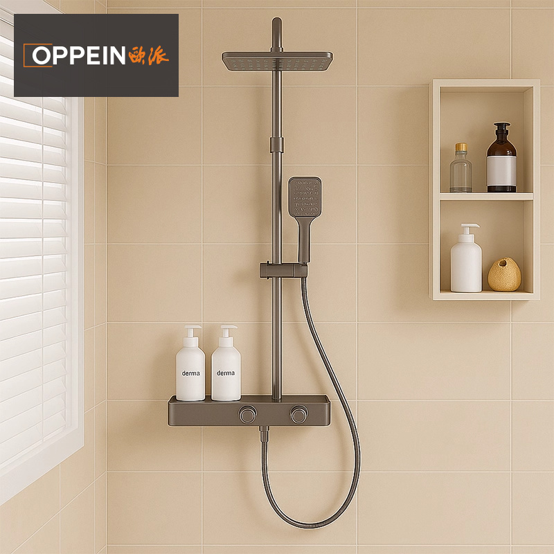 欧派全铜智能数显花洒套装