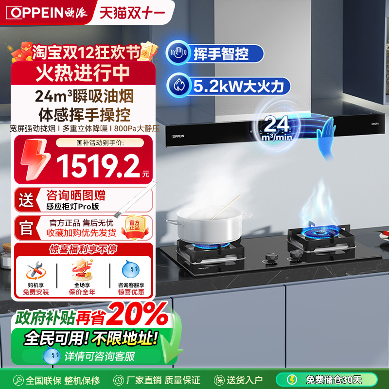 家用厨房抽油烟机欧派