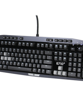 罗技G710+机械键盘Blue青轴 茶轴有线游戏背光电脑机械键盘G810