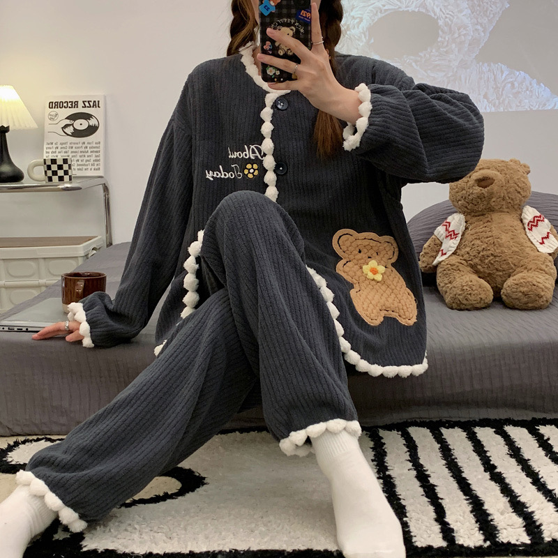 孕妇哺乳衣月子服睡衣