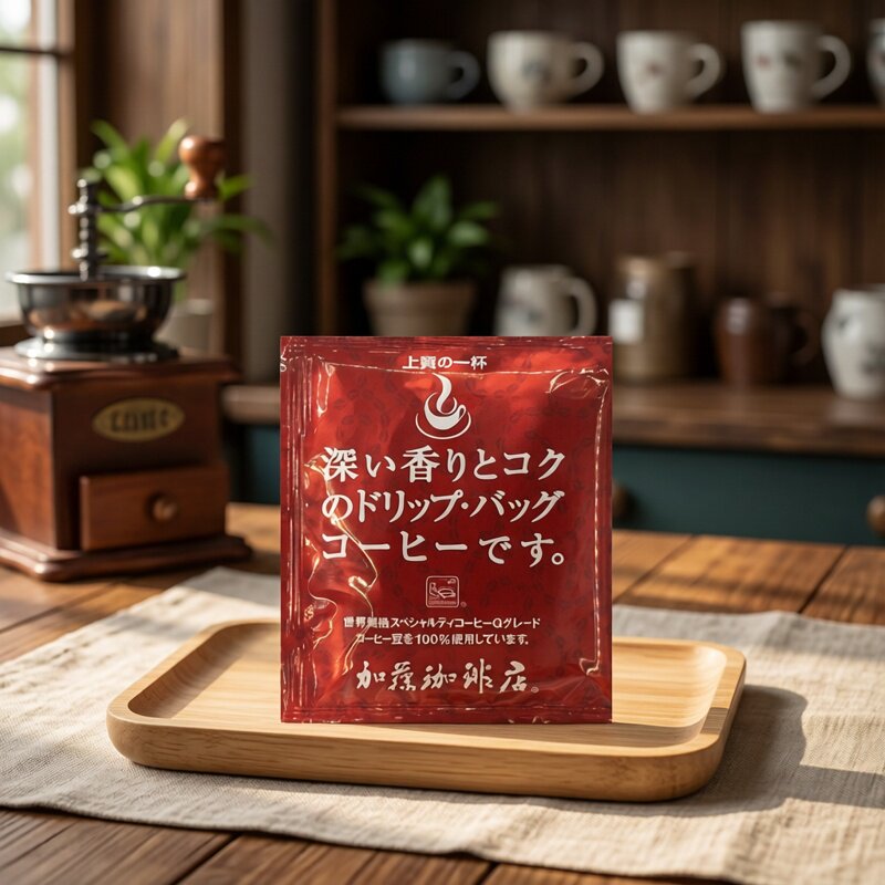火爆单品日本人气加藤纯黑无糖奶深度香浓烘焙浓苦挂耳咖啡粉包装