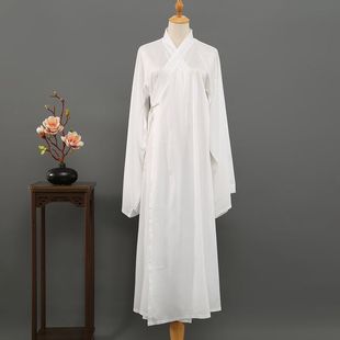 明制汉服内搭衬袍里衣百搭道袍圆领袍打底直裰男女交领中衣大袖红