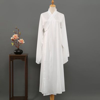 明制汉服内搭衬袍里衣百搭道袍圆领袍打底直裰男女交领中衣大袖红