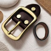 3.7 男士 皮带扣头复古针扣皮带铜扣头日字扣3.5 4.0真皮腰带头