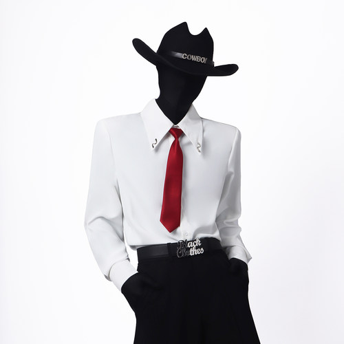 BlackClothes男士免烫领带衬衫
