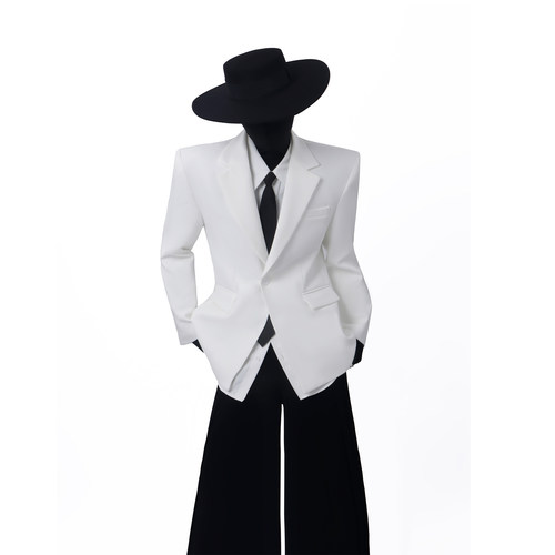 BlackClothes痞帅垫肩西装男