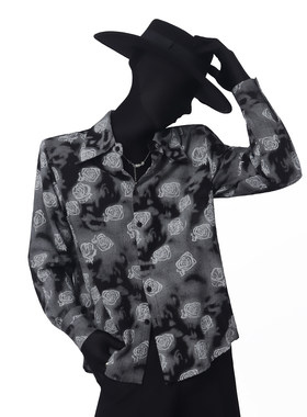 BlackClothes夏季薄款男士衬衫