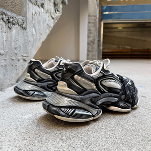 【帽子先森】暗黑先锋阔版做旧老爹鞋男厚底休闲运动鞋欧货低帮鞋