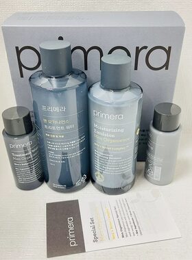 【韩国正品】Primera芙莉美娜植物精粹水乳男士套盒温补水保湿