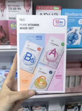 【韩国正品】DR.G/drg蒂迩肌维生素ABC面膜12片/盒紧致抗皱补水