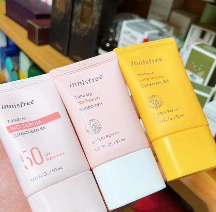 【韩国正品】innisfree悦诗风自然关爱吟矿物质提亮防晒霜SPF50