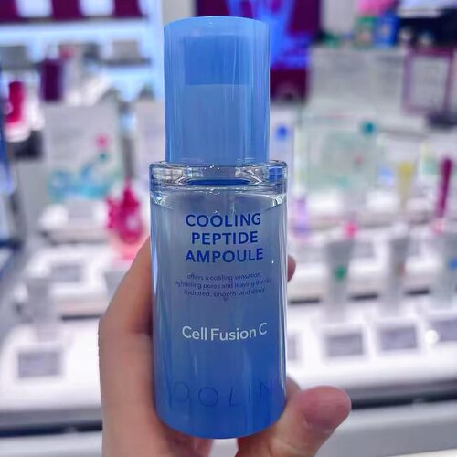 【韩国正品】CellFusionC秀肤生安瓶精华蓝色清凉补水降温30ml