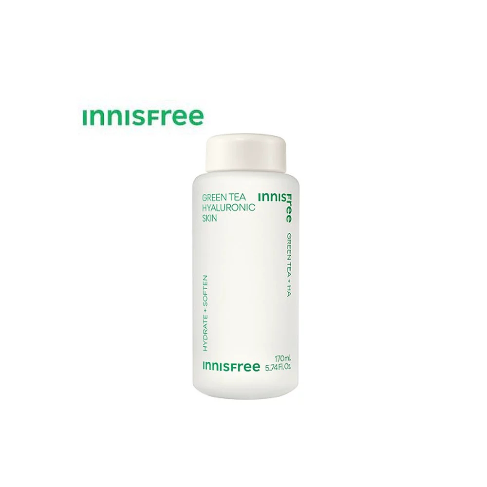 【韩国正品】Innisfree悦诗风吟绿茶透明质酸柔肤水 170ml补水