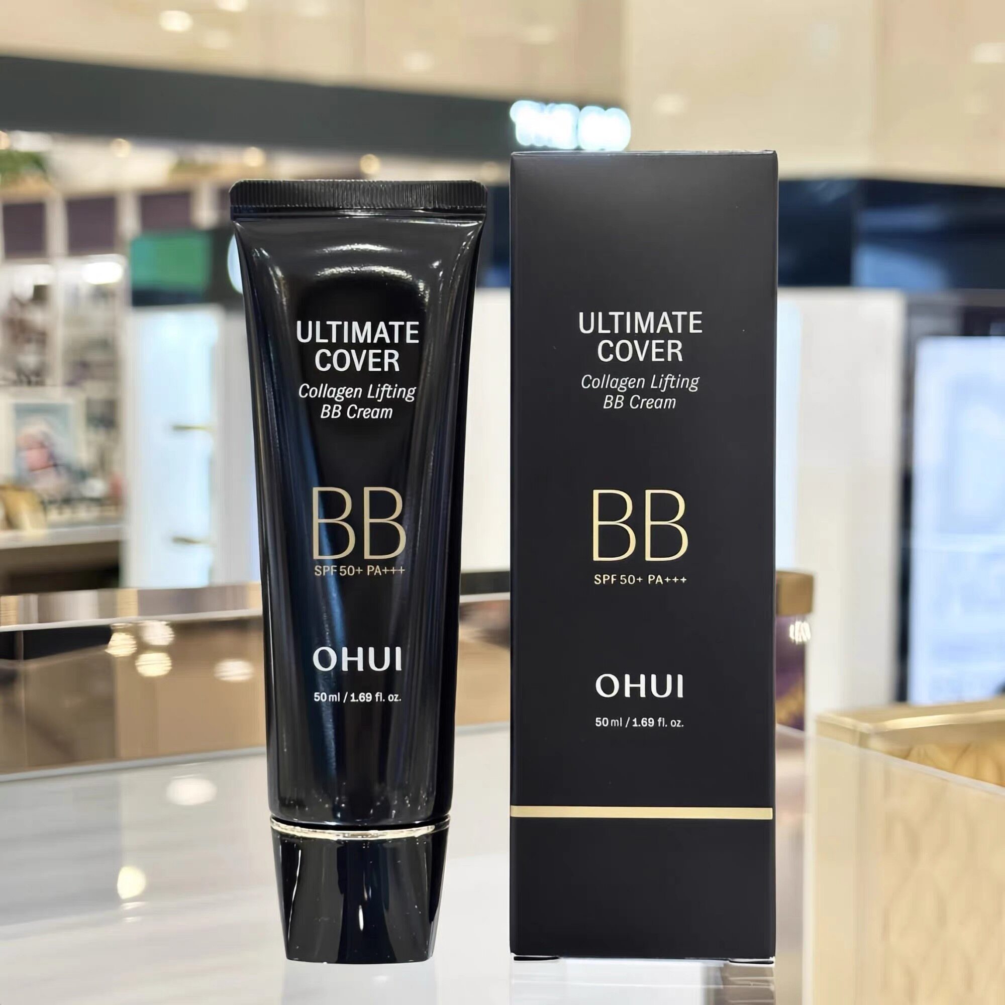 【韩国正品】ohui欧蕙欧惠弹力胶原BB霜遮瑕防晒修饰肤色提亮亮白