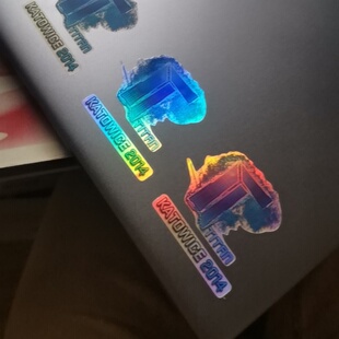 全息csgo周边贴纸实物印花实体防水手机电脑笔记本车贴泰坦皇冠cs