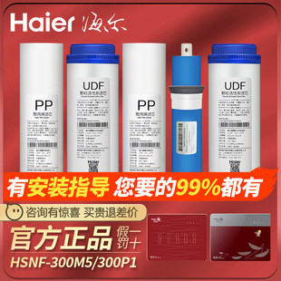 海尔净水器机滤芯HSNF Q7过滤器M1 300P1L施特劳斯P8智净M5HL原装