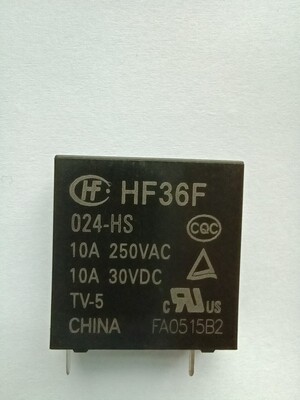焊机继电器JZC36F逆变焊机氩弧焊机继电器JZC-36F DC24V宏发HF36F