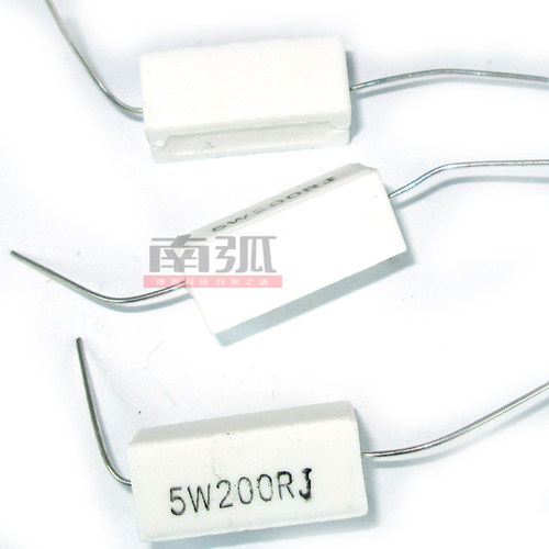 水泥电阻5W200欧/5W200RJ水泥电阻/线绕电阻/功率电阻陶瓷电阻