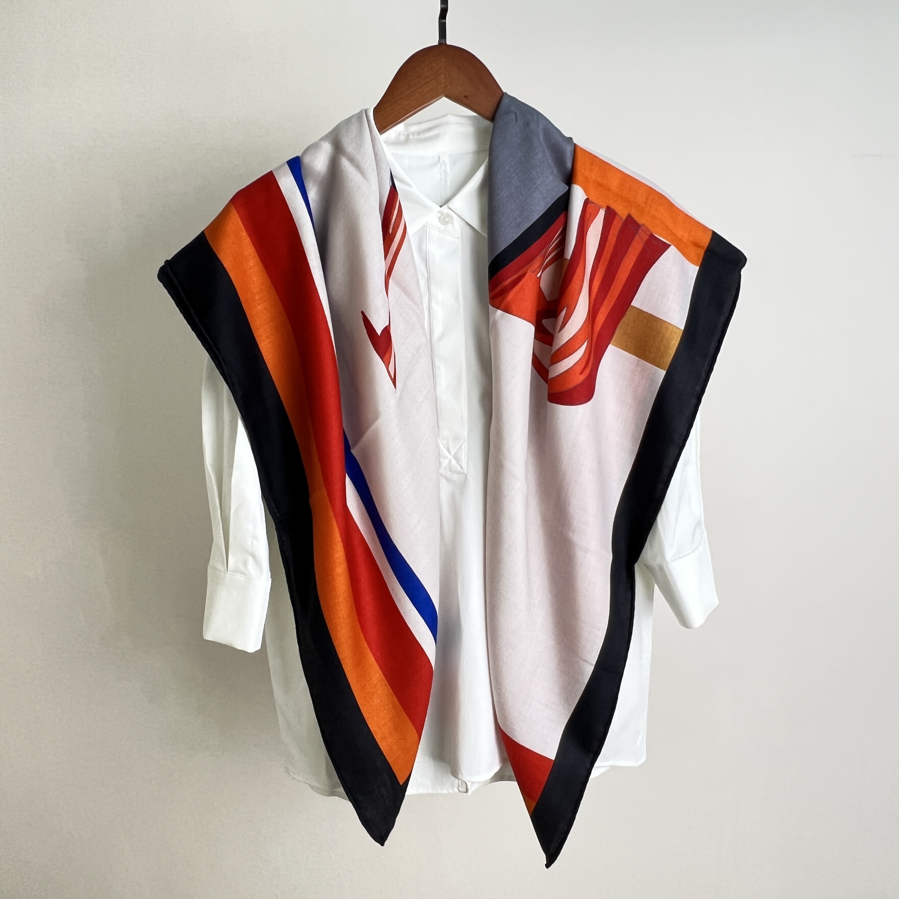 骏马披挂140cm丝毛瑕疵大方巾 秋冬时尚通勤围巾保暖百搭