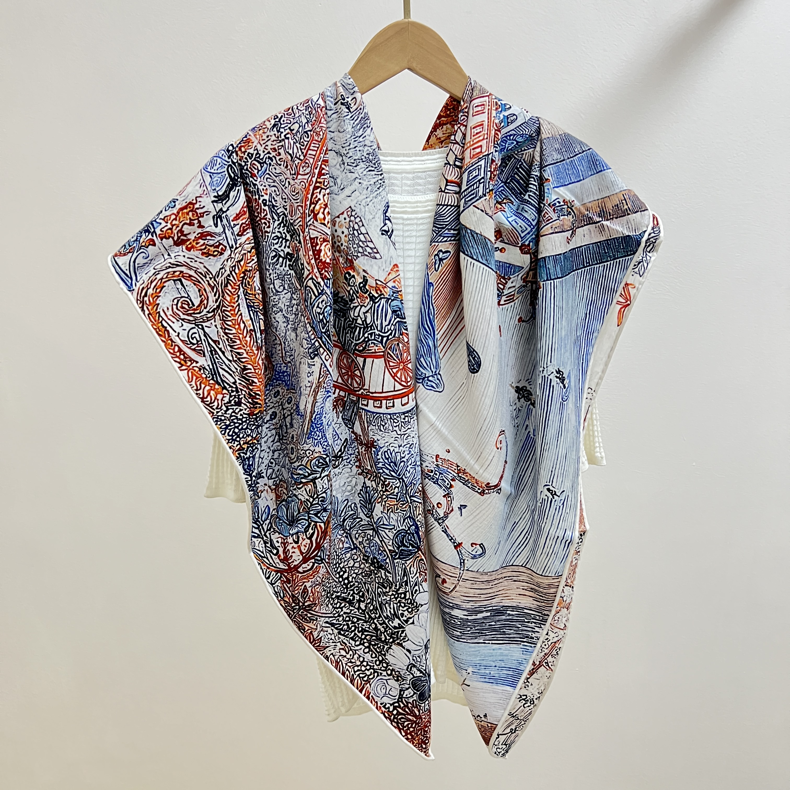 翱翔福宝140cm大方巾丝毛秋冬保暖披肩围巾