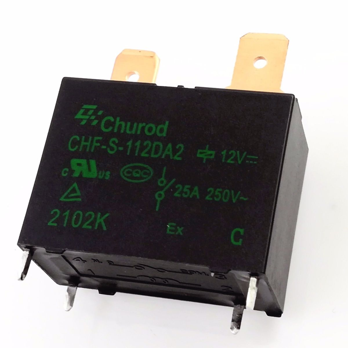 CHF-S-112DA2美D海ER空调 热水器继电器12V 25A 4脚