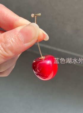 AS-SS-050 娇艳欲滴垂涎欲滴!外贸出口订单原单 超逼真耳饰耳坠