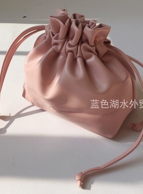 AS-BA-286 超精大容量!外贸出口原单 革面抽绳化妆包收纳包首饰包