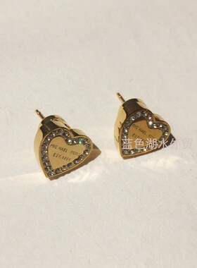 AS-SS-025 绝美镀真金 精致贵气!外贸出口美国原单耳饰耳钉仿钻石