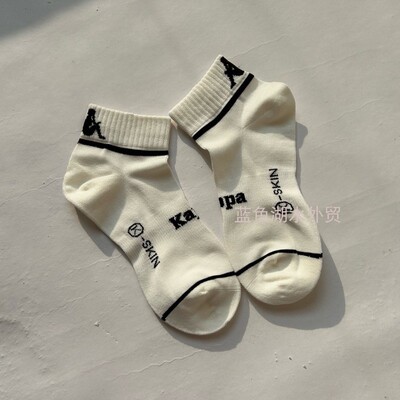 AS-WZ-003 超值运动大牌 外贸出口意大利原单 女款矮筒运动袜女袜