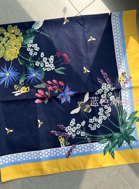 AS-WJ-139 精致唯美绝绝子!外贸出口英国原单 大方巾披肩围巾丝巾