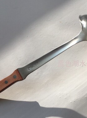 CYGJ-HB-026 美单da牌质量特好!外贸出口美国原单 木柄不锈钢汤勺